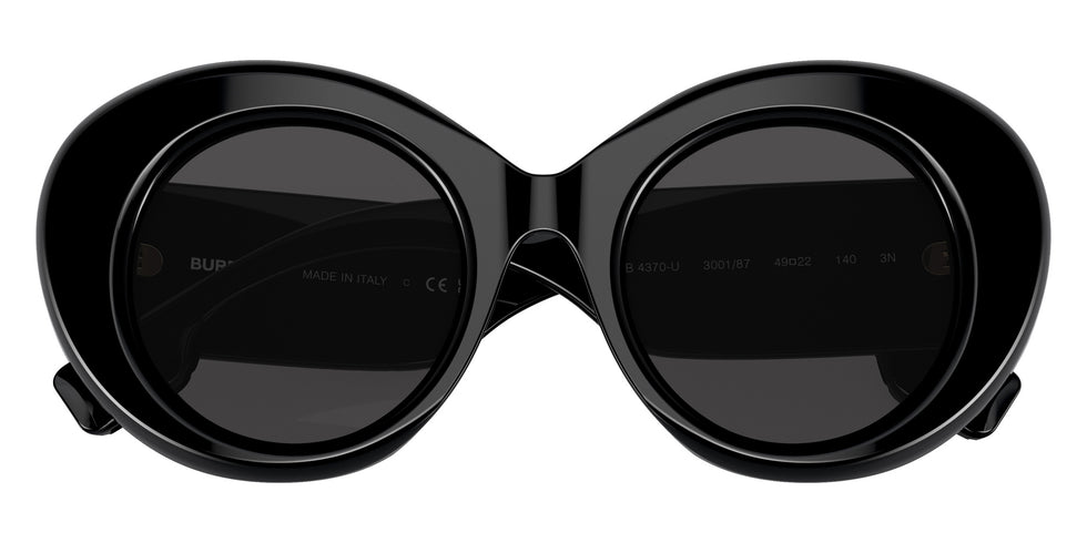 Burberry BE4370U Margot 300187 49 - Black / Dark Gray #id:be4370u300187_s:100120