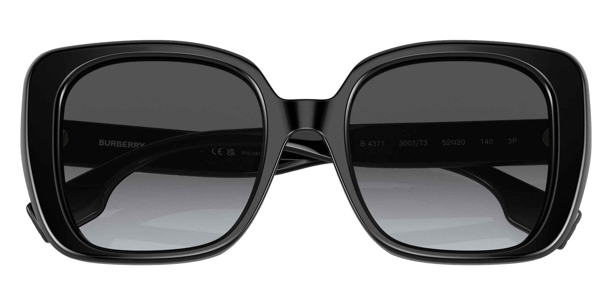 Burberry BE4371 Helena 3001T3 52 - Black / Gray Polarized #id:be43713001t3_s:100120