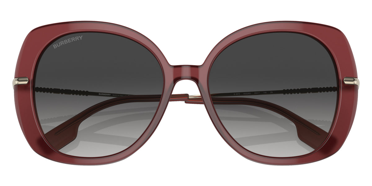 BURBERRY BE4374 Eugenie 40228G 55 - Bordeaux / Gray Gradient #id:be437440228g_s:100120