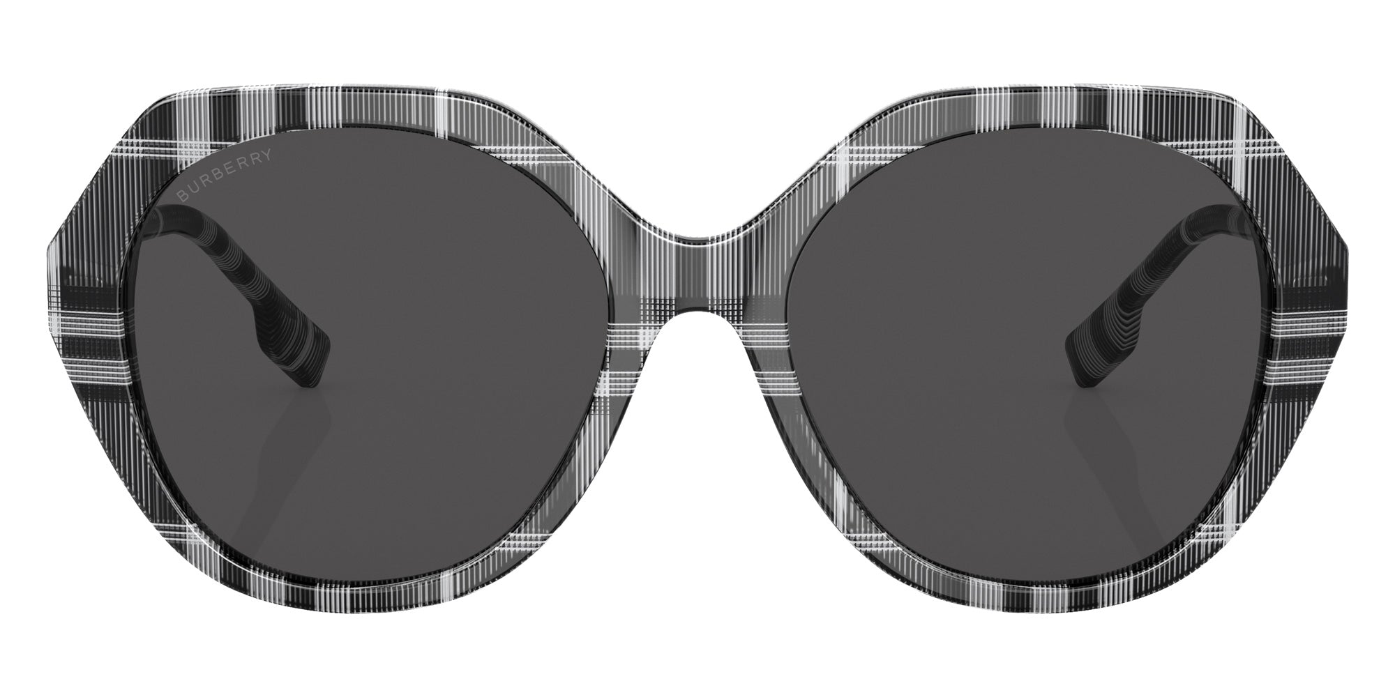 Burberry BE4375 Vanessa 400487 55 - Check White/Black / Dark Gray #id:be4375400487_s:102100