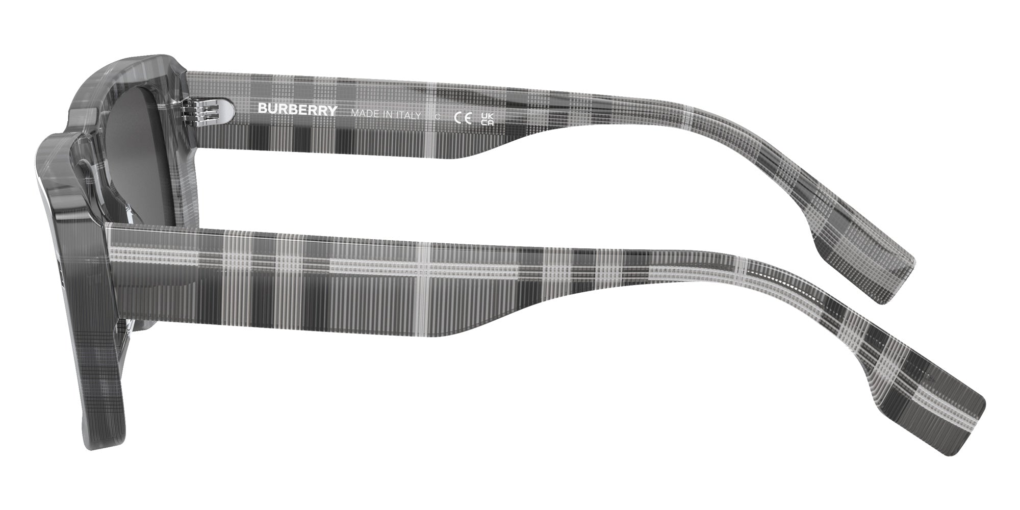 Burberry BE4376U Jarvis 380487 55 - Charcoal Check / Dark Gray #id:be4376u380487_s:102110