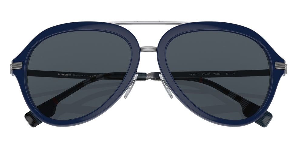 BURBERRY BE4377 Jude 403487 58 - Blue / Dark Gray #id:be4377403487_s:100120