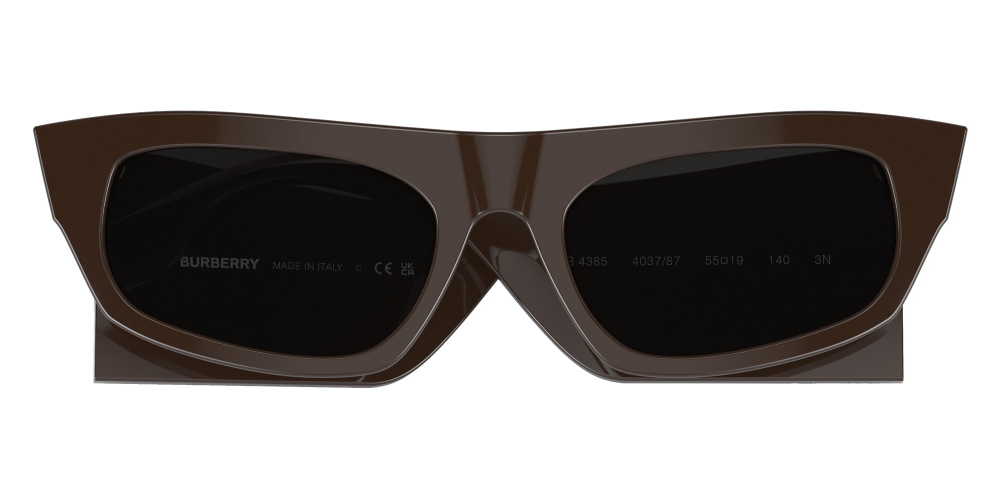 Burberry BE4385 Palmer 403787 55 - Brown / Dark Gray #id:be4385403787_s:102120