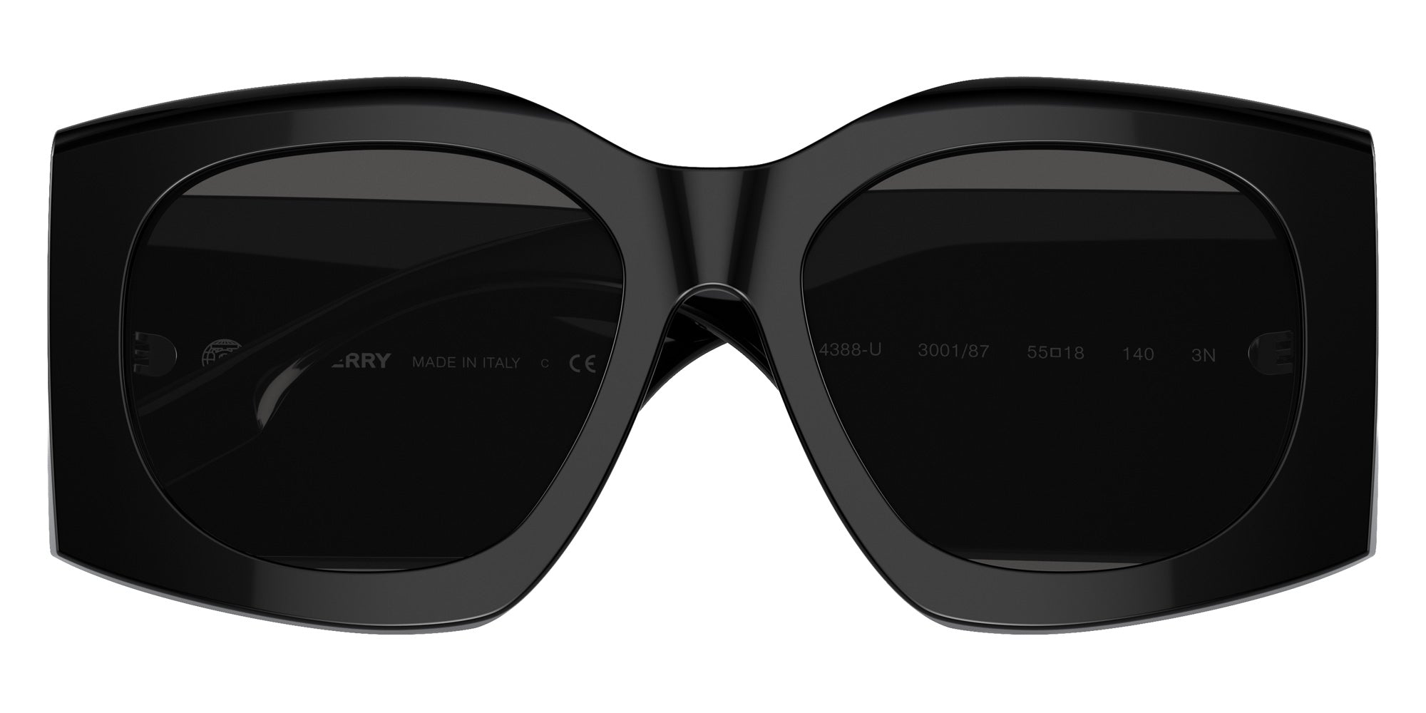 Burberry BE4388U Madeline 300187 55 - Black / Dark Gray #id:be4388u300187_s:100120