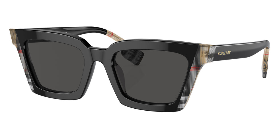 Burberry BE4392U Briar 405587 52 - Black/Vintage Check / Dark Gray #id:be4392u405587_s:100105