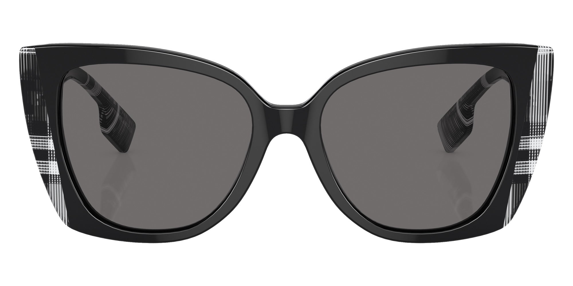 Burberry BE4393 Meryl 405181 54 - Black/Check White Black / Dark Gray Polarized #id:be4393405181_s:102100