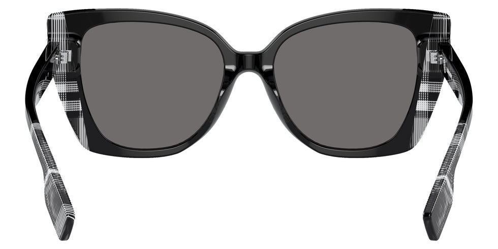 Burberry BE4393 Meryl 405181 54 - Black/Check White Black / Dark Gray Polarized #id:be4393405181_s:102115