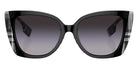 BURBERRY BE4393F Meryl 40518G 54 - Black/Check White Black #id:be4393f40518g_s:100100