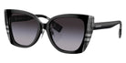 BURBERRY BE4393F Meryl 40518G 54 - Black/Check White Black #id:be4393f40518g_s:100105