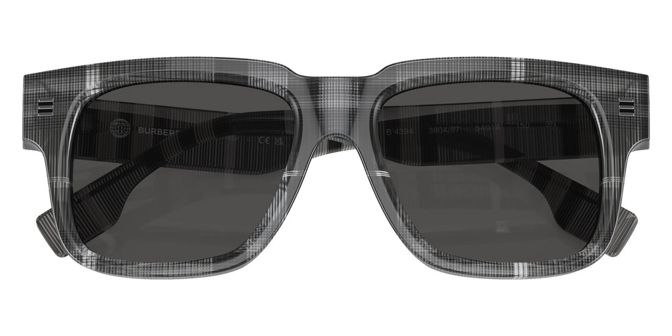 BURBERRY BE4394 Hayden 380487 54 - Charcoal Check #id:be4394380487_s:100120