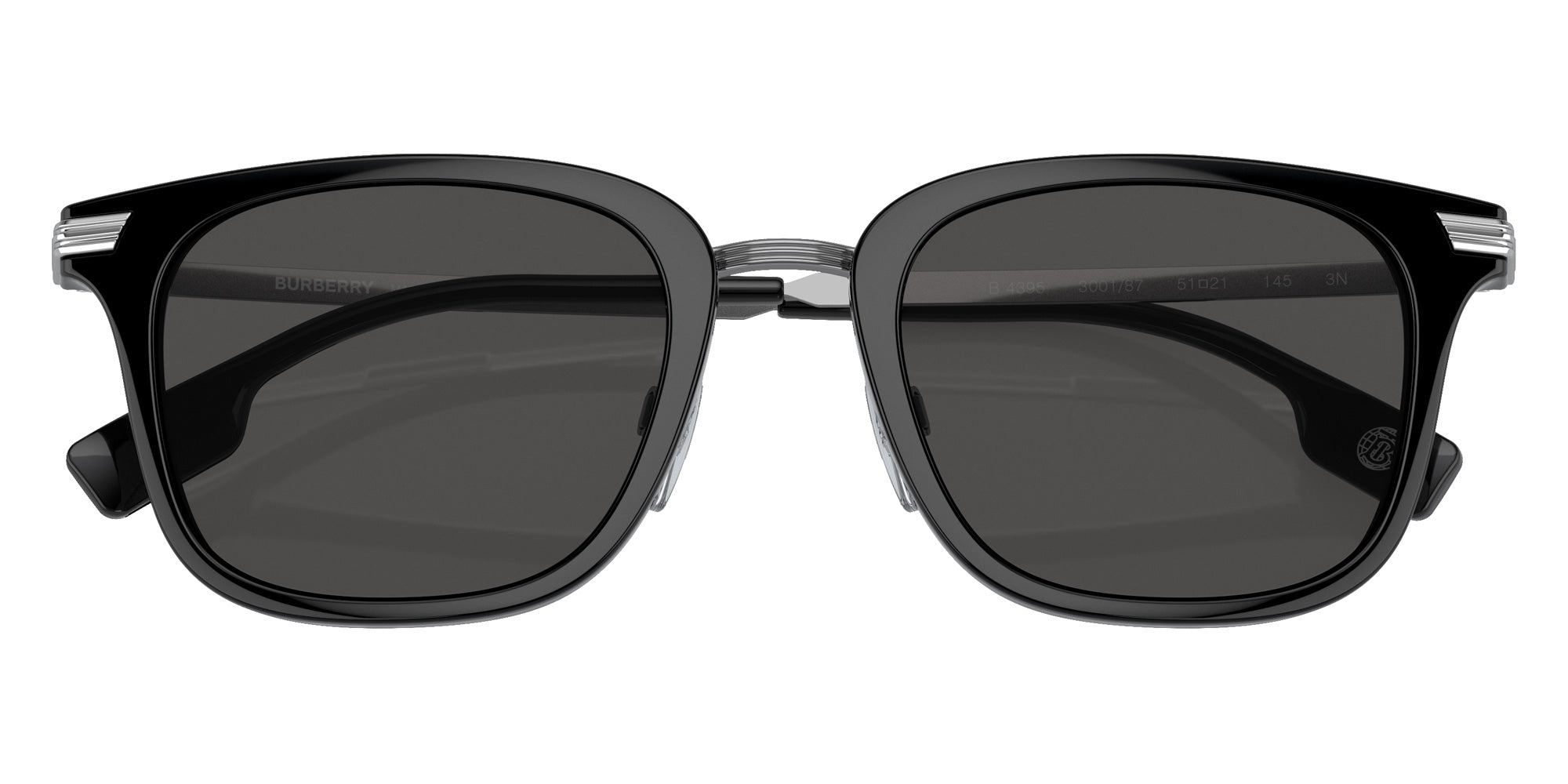 Burberry BE4395 Peter 300187 51 - Black / Dark Gray #id:be4395300187_s:100120