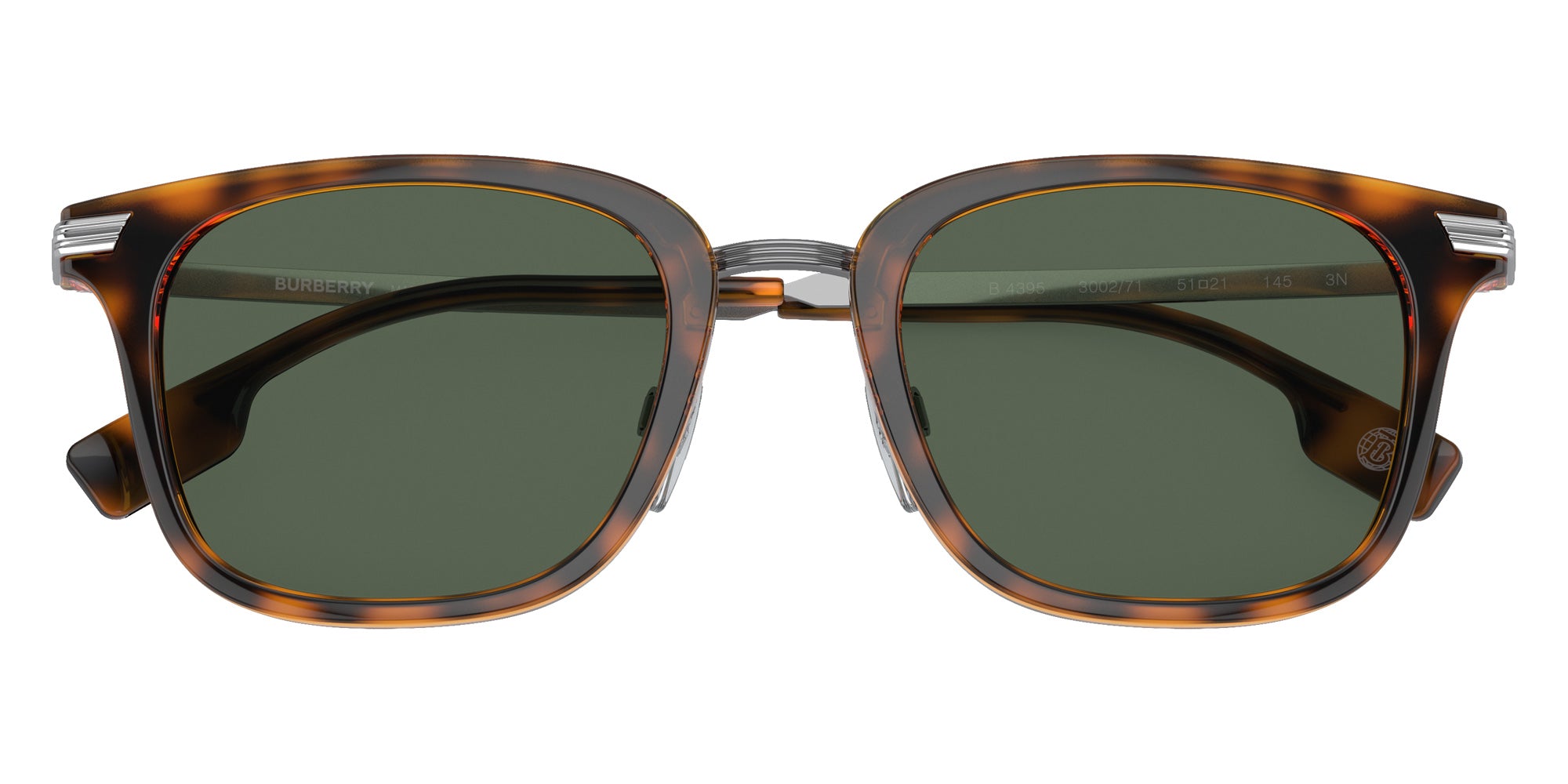 Burberry BE4395 Peter 300271 51 - Dark Havana / Dark Green #id:be4395300271_s:102120