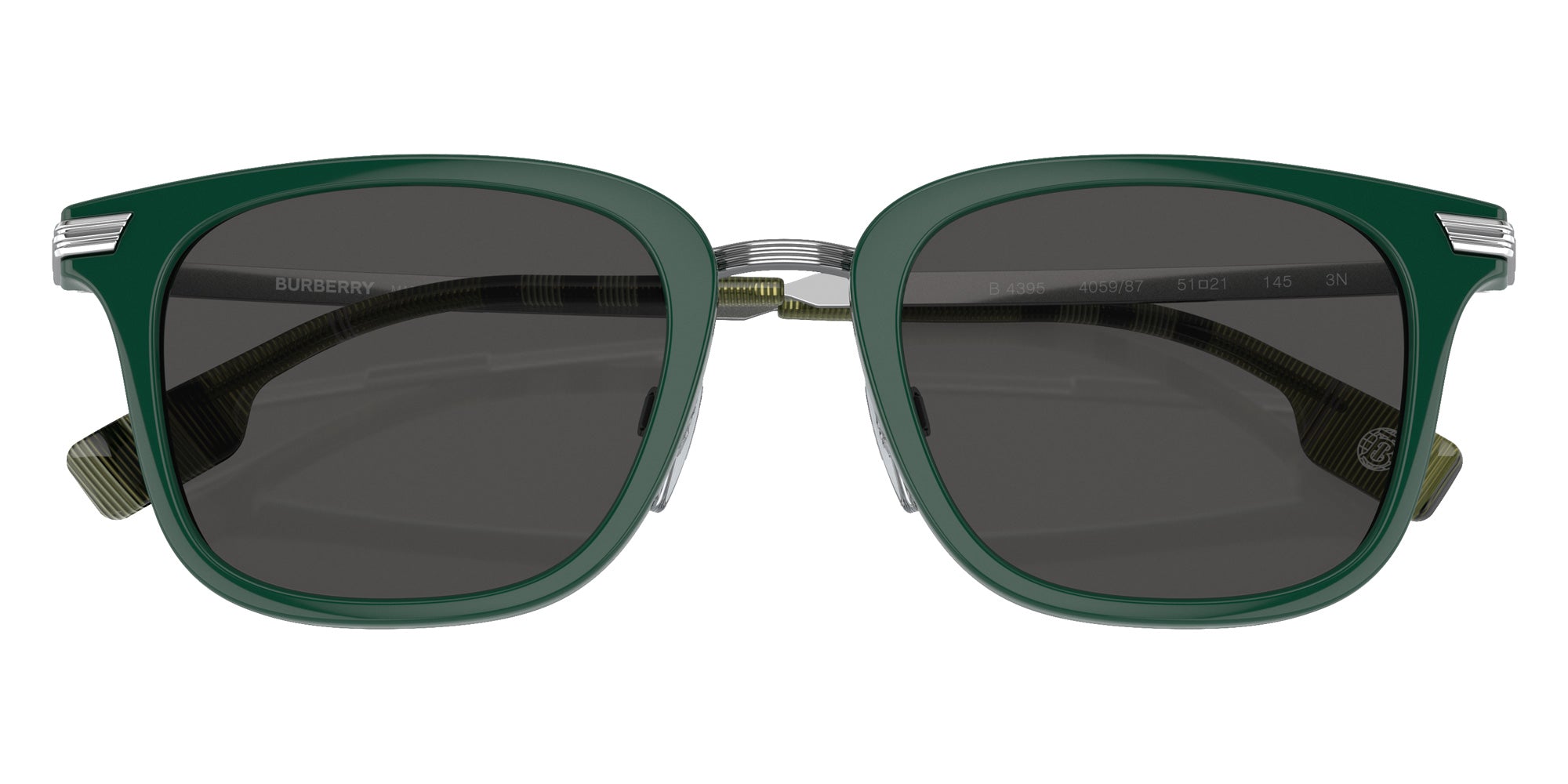 Burberry BE4395 Peter 405987 51 - Green / Dark Gray #id:be4395405987_s:104120