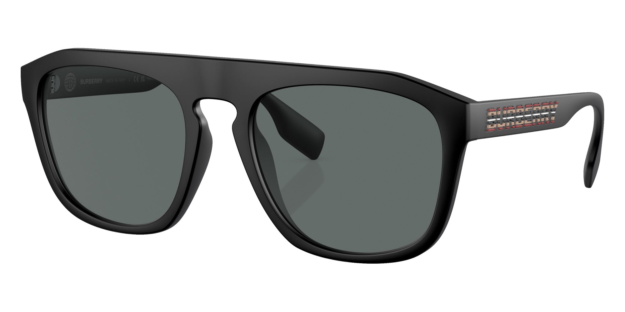 Burberry BE4396U Wren 346481 57 - Matte Black / Dark Gray Polarized #id:be4396u346481_s:100105