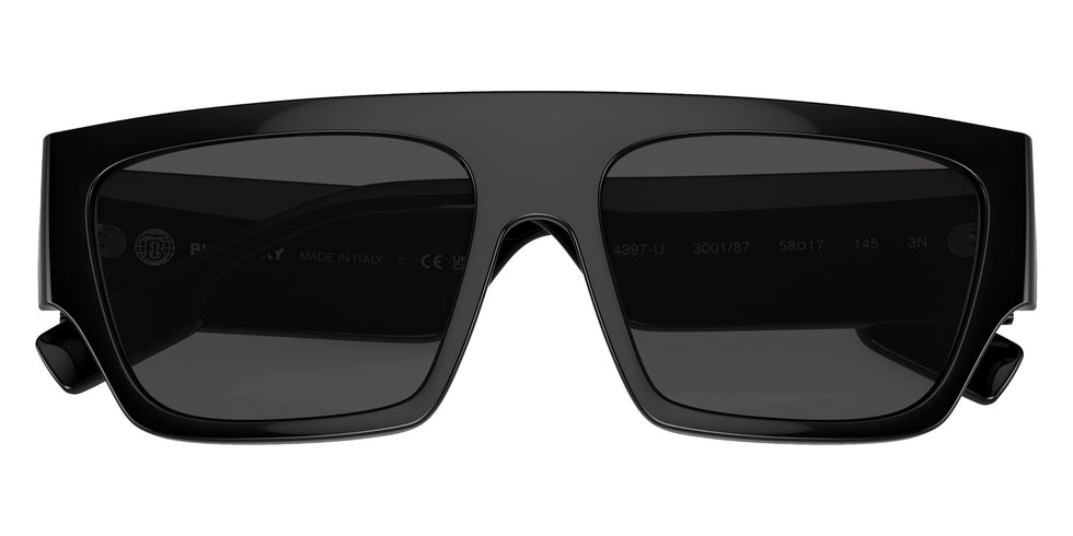 Burberry BE4397U Micah 300187 58 - Black / Dark Gray #id:be4397u300187_s:100120