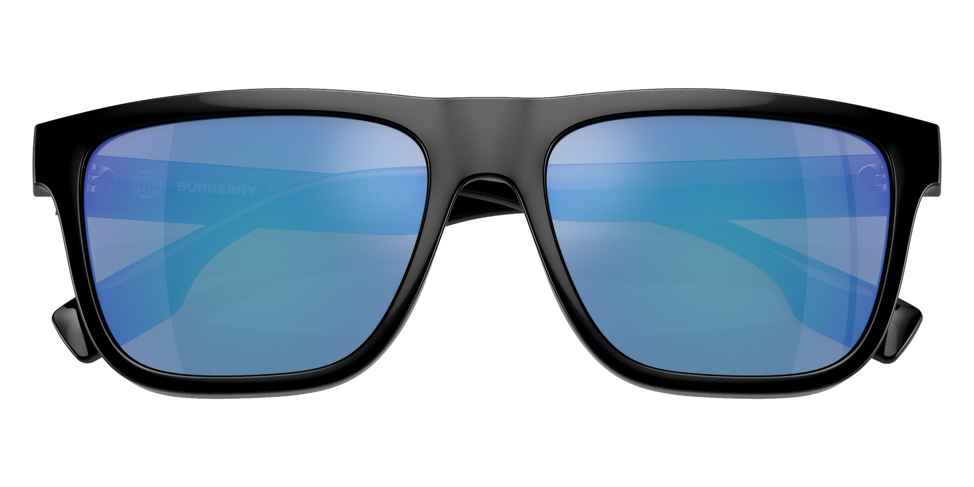 Burberry BE4402U 300155 56 - Black / Light Green Mirrored Blue #id:be4402u300155_s:100120