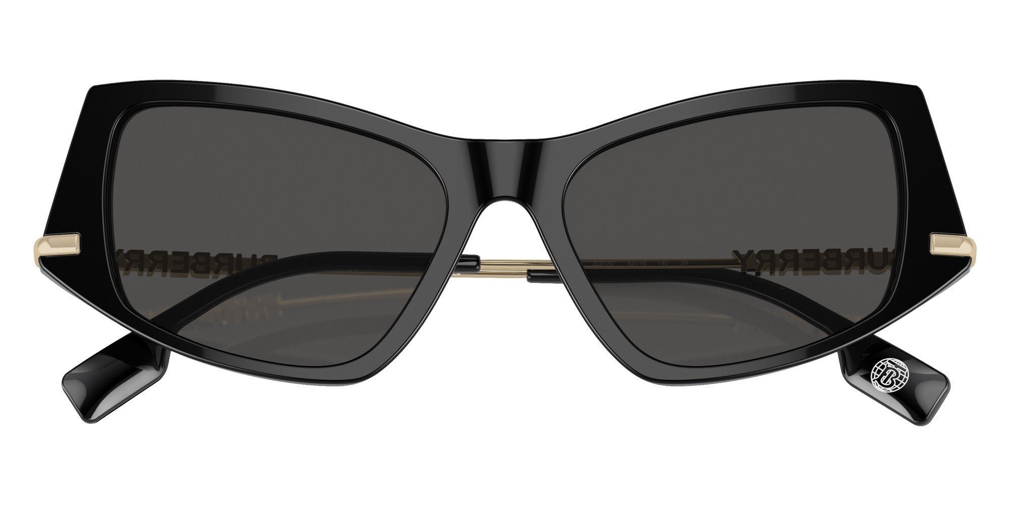 Burberry BE4408 300187 52 - Black / Dark Gray #id:be4408300187_s:100120