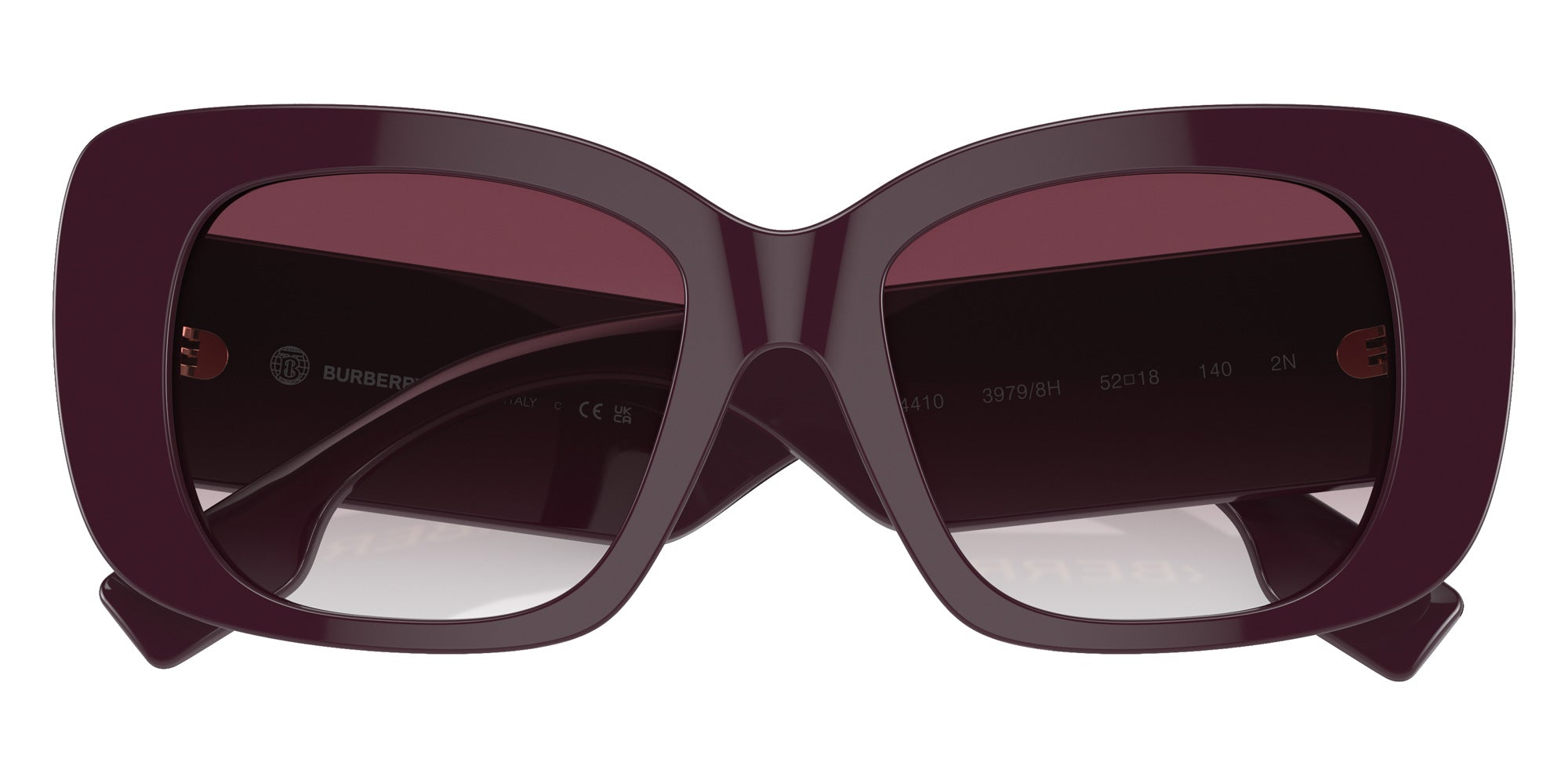 Burberry BE4410 39798H 52 - Bordeaux / Clear Gradient Dark Violet #id:be441039798h_s:102120