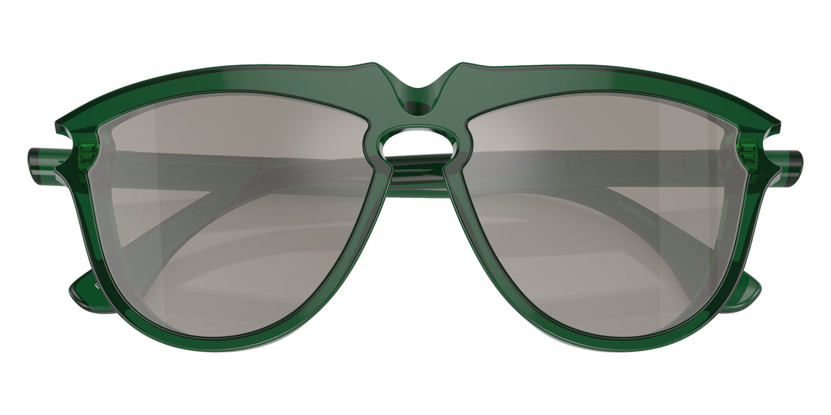 BURBERRY BE4417U 41046G 58 - Green / Light Gray Mirrored Silver #id:be4417u41046g_s:100120