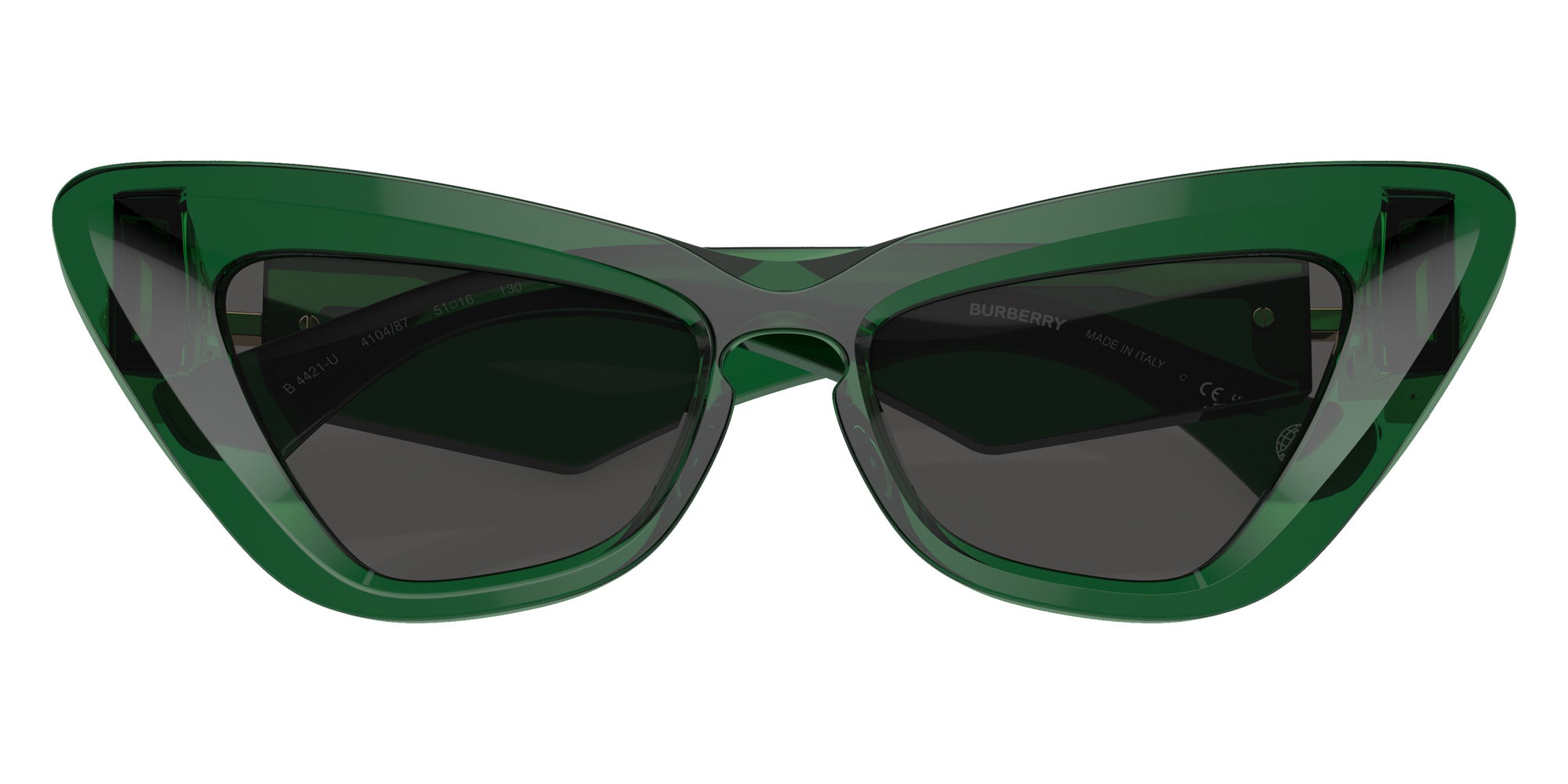 Burberry BE4421U 410487 51 - Green / Dark Gray #id:be4421u410487_s:100120