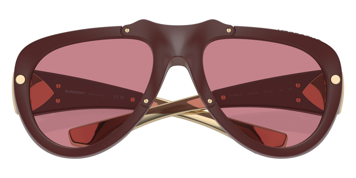 BURBERRY BE4433U 414075 57 - Rubber Burgundy / Dark Violet #id:be4433u414075_s:102120