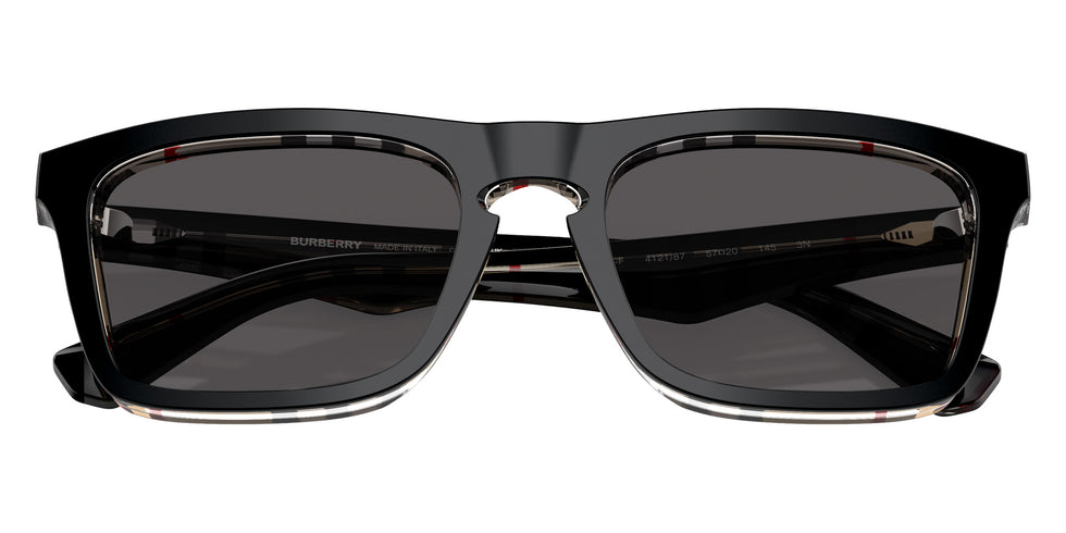 Burberry BE4434F 412187 57 - Top Black on Vintage Check / Dark Gray #id:be4434f412187_s:100120