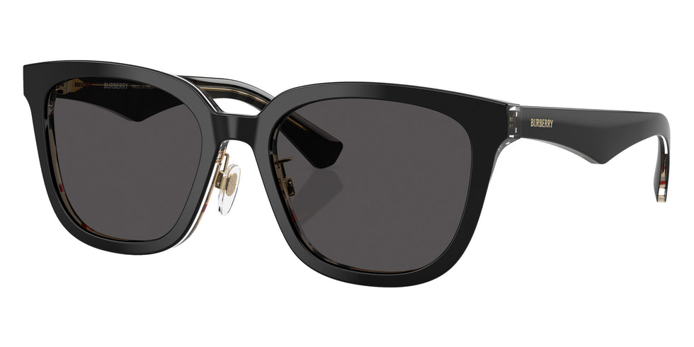 Burberry BE4446D 412187 57 - Top Black on Vintage Check / Dark Gray #id:be4446d412187_s:100105