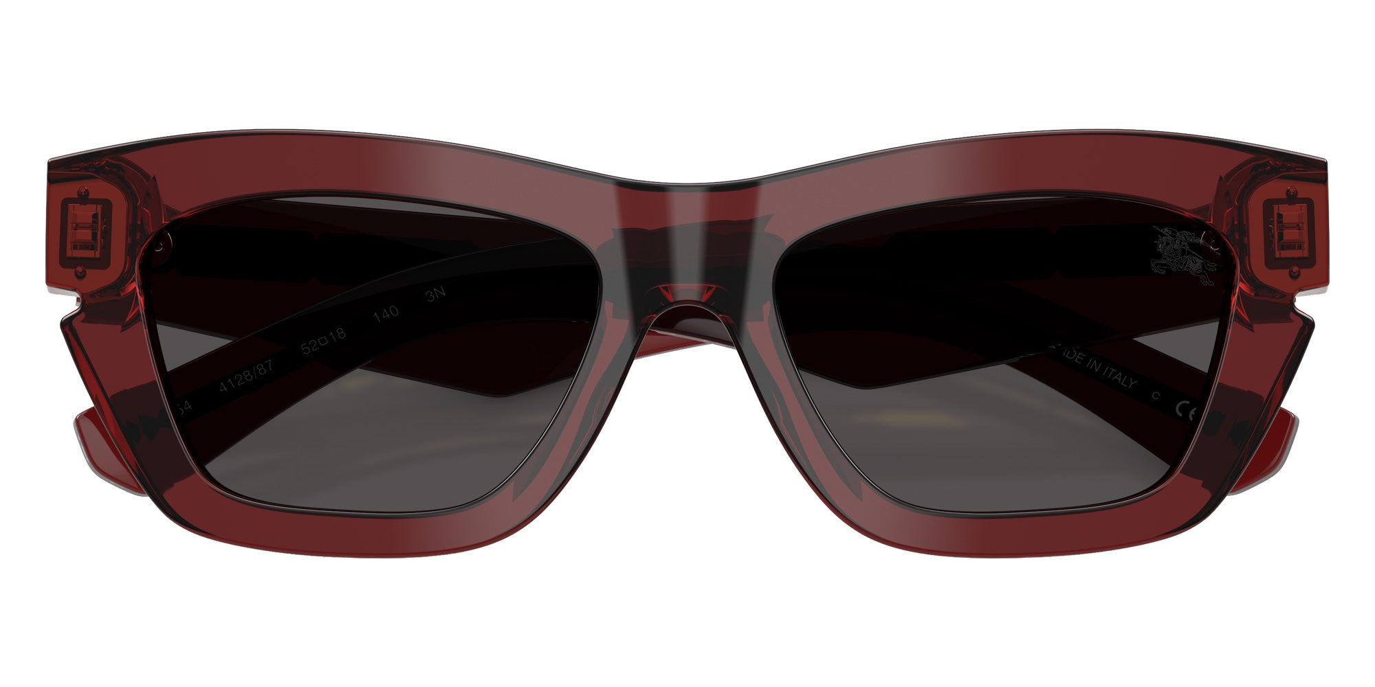 Burberry BE4454 412887 52 - Bordeaux / Dark Gray #id:be4454412887_s:100120