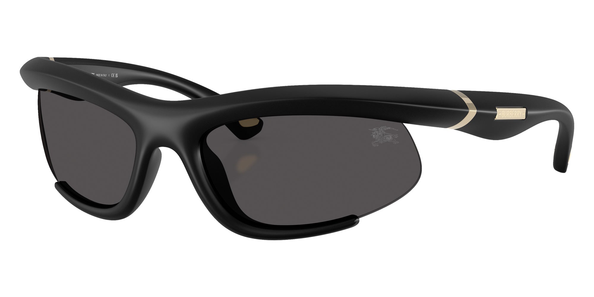 Burberry BE4462 418687 64 - Rubber Black / Dark Gray #id:be4462418687_s:100105