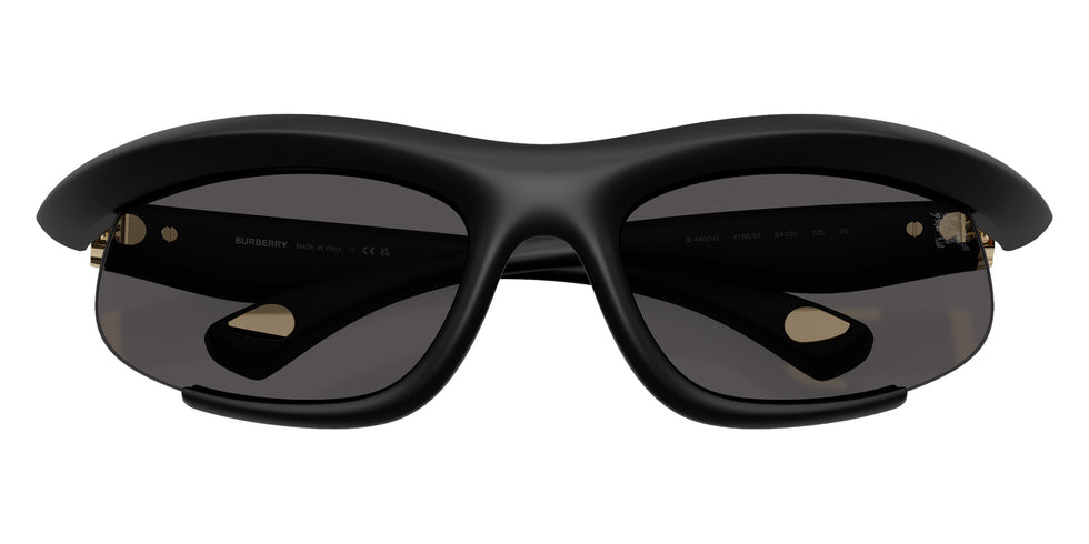 Burberry BE4462 418687 64 - Rubber Black / Dark Gray #id:be4462418687_s:100120