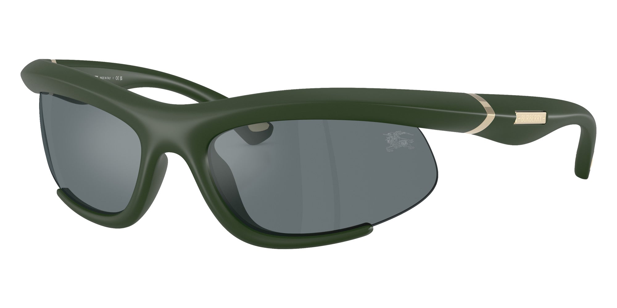 Burberry BE4462 41876G 64 - Rubber Green / Gray Mirrored Black #id:be446241876g_s:102105