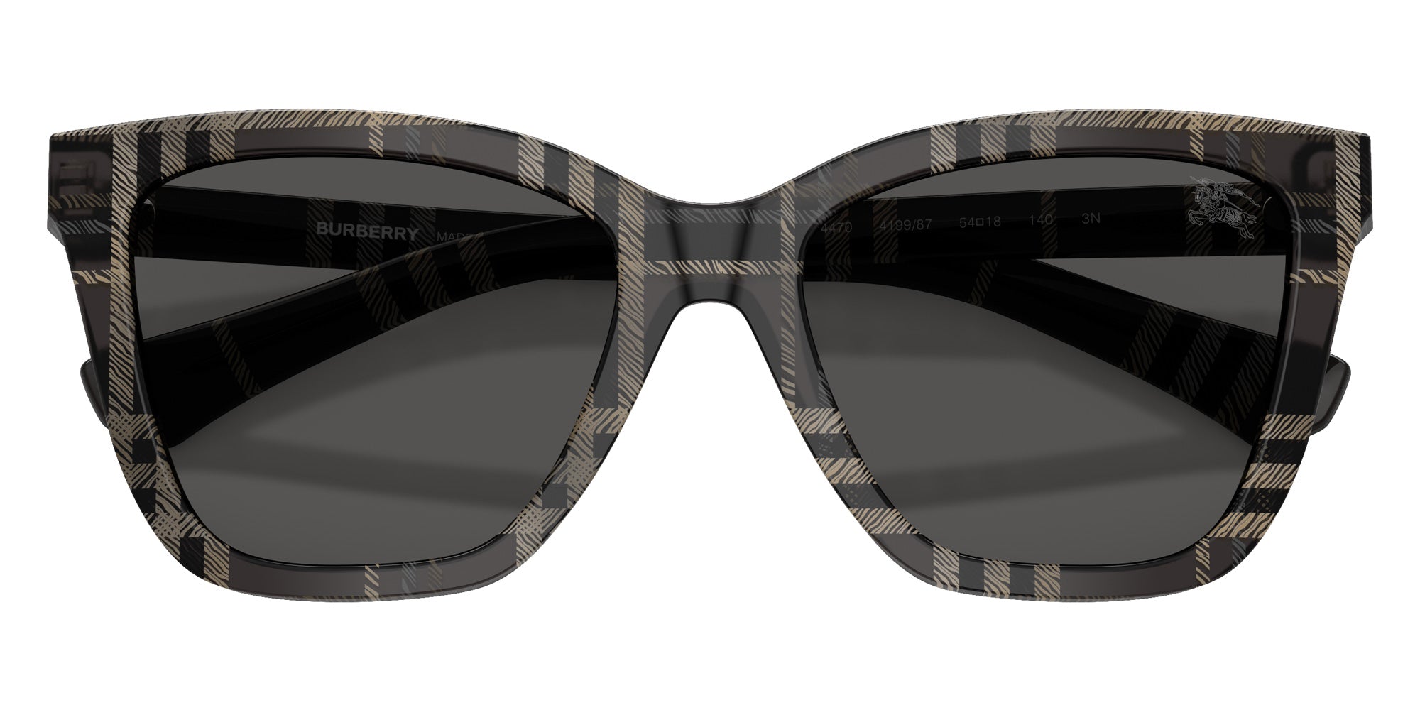 Burberry BE4470 419987 54 - Gray Check / Dark Gray #id:be4470419987_s:102120