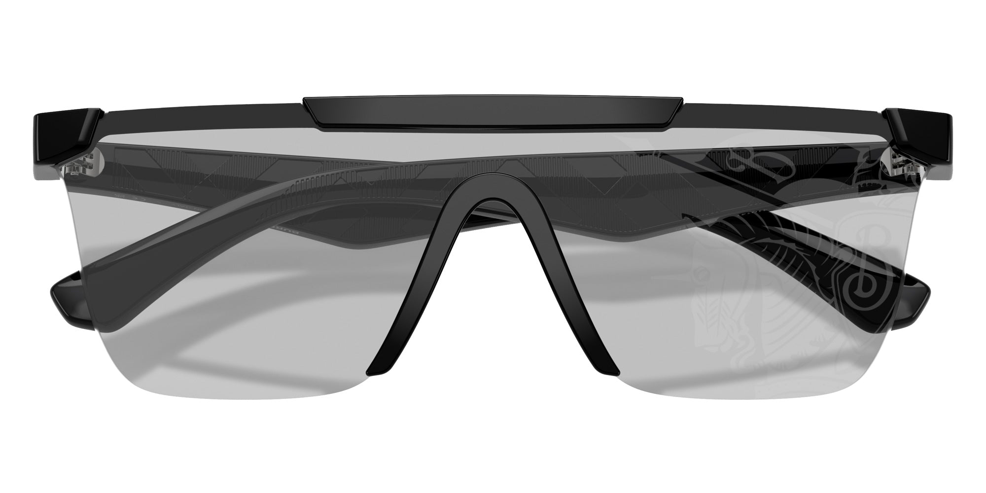 Burberry BE4480D 300169 141 - Black / Light Gray Tampo Silver Mirrored #id:be4480d300169_s:100120