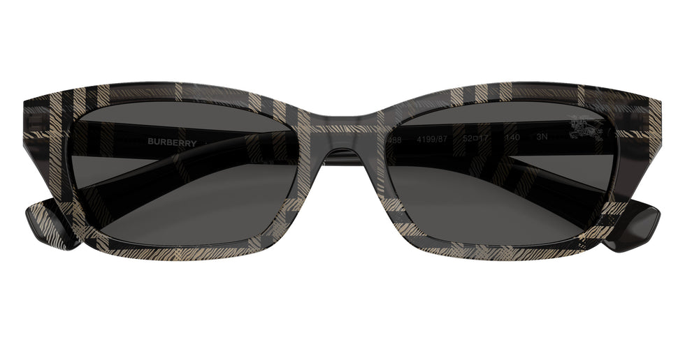 BURBERRY BE4488 419987 52 - Check Gray #id:be4488419987_s:102100