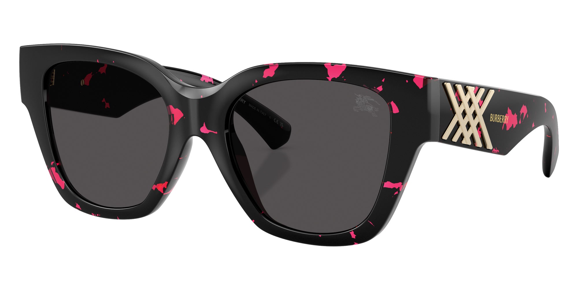 BURBERRY BE4489U 412687 53 - Fuchsia Havana #id:be4489u412687_s:104105