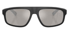 BURBERRY BE4501U 42606G 57 - Matte Black / Light Gray Mirrored Silver #id:be4501u42606g_s:102100