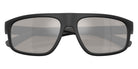 BURBERRY BE4501U 42606G 57 - Matte Black / Light Gray Mirrored Silver #id:be4501u42606g_s:102120