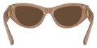 BURBERRY BE4502 425873 53 - Beige / Dark Brown #id:be4502425873_s:106115