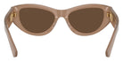 BURBERRY BE4502F 425873 53 - Beige / Dark Brown #id:be4502f425873_s:106115
