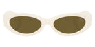 BURBERRY BE4505U 421873 54 - White / Dark Brown #id:be4505u421873_s:104100