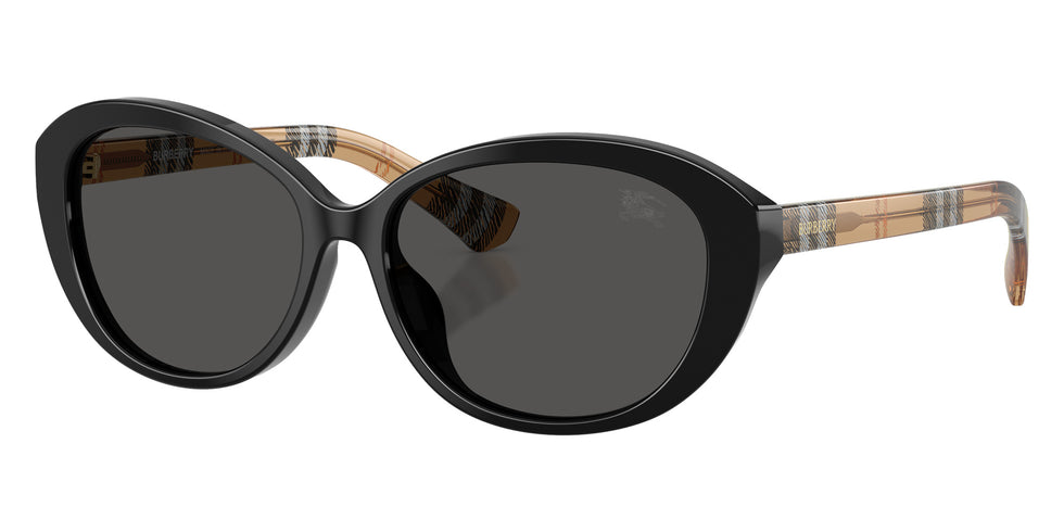 BURBERRY BE4507D 416187 57 - Black / Dark Gray #id:be4507d416187_s:102105