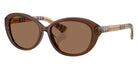 BURBERRY BE4507D 424373 57 - Brown / Dark Brown #id:be4507d424373_s:106105