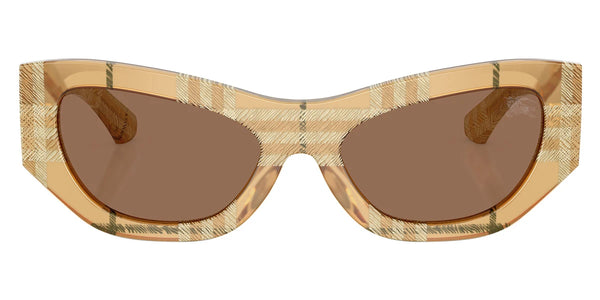 Check Beige / Dark Brown / 54-19-140