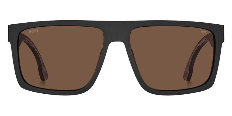 Boss 1990/US 0KB7 55 - Black / Brown Polarized High Contrast #id:boss1956gs080747_s:100100