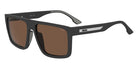 Boss 1990/US 0KB7 55 - Black / Brown Polarized High Contrast #id:boss1956gs080747_s:100105