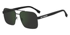 Boss 1991/G/US 0R80 58 - Matte Black / Gray High Contrast Green Mirrored Antireflex #id:boss1985sus0003i8_s:100105