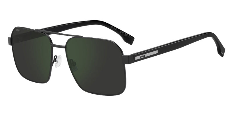Boss 1991/G/US 0R80 58 - Matte Black / Gray High Contrast Green Mirrored Antireflex #id:boss1985sus0003i8_s:100105