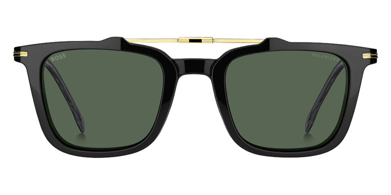 Boss 2018/G/US 0PJP 55 - Black Gold / Green Polarized #id:boss2008c02m2uc_s:102100