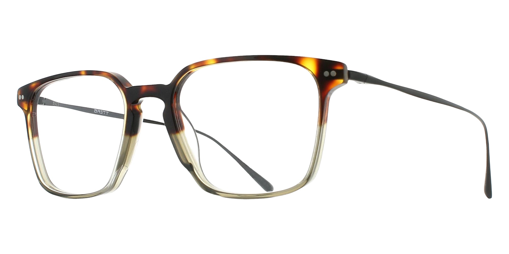 BRETT DAVID C13 53 - Green Gradient Tortoise/Black #id:brtdavidc13st_s:100105