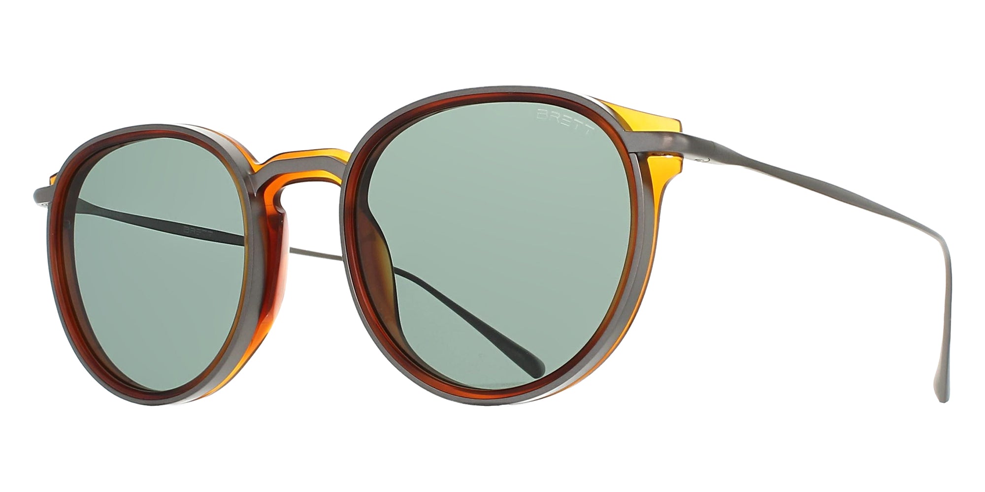 BRETT EDDIE SUN C09 49 - Yellow Tortoise/Silver #id:brteddiesunc09st_s:104105